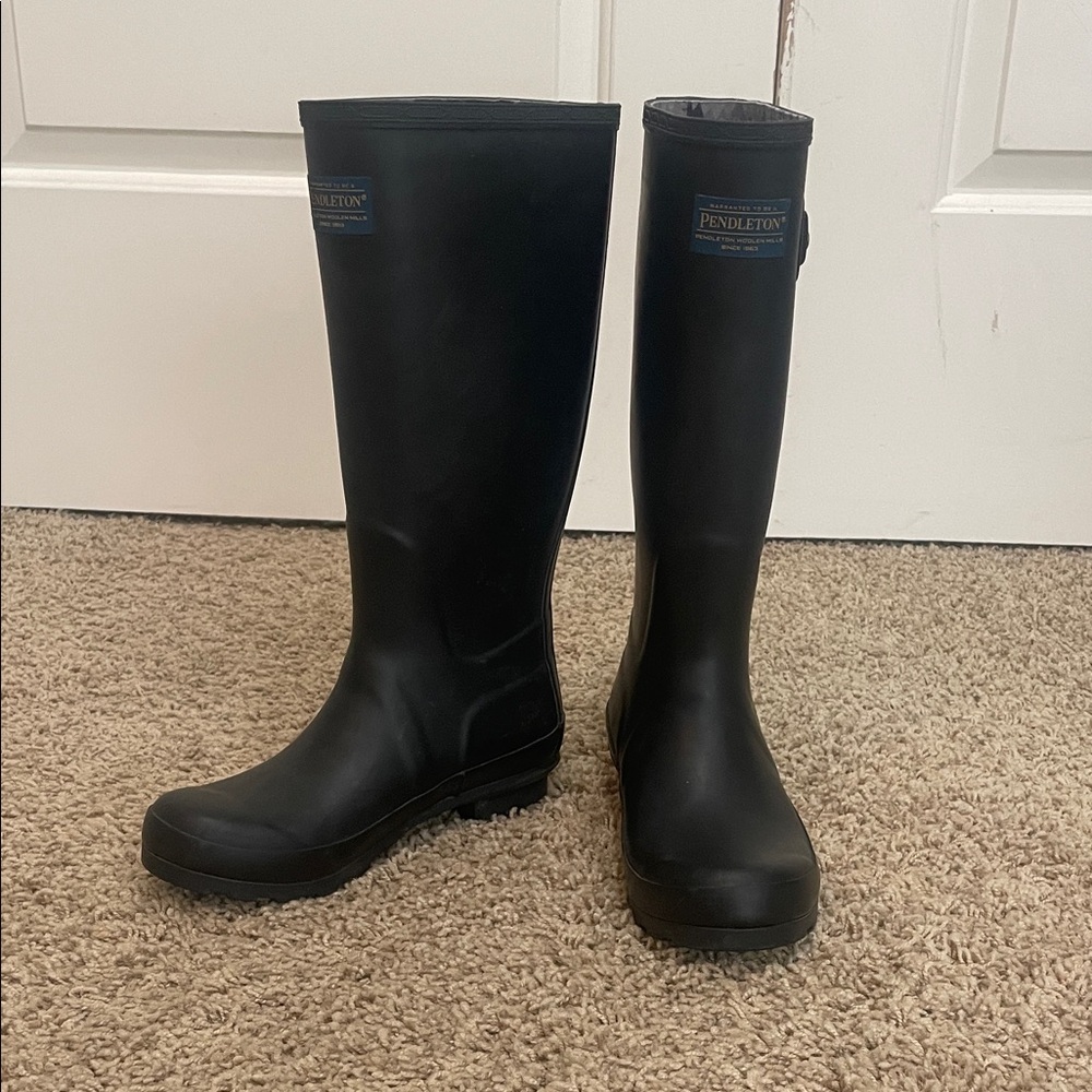 Pendleton Classic Black Runner Boots